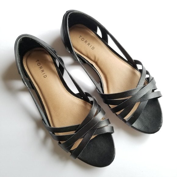 peep toe flats wide width